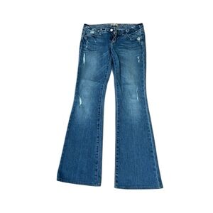 Women's Paige Premium denim vintage lowrise laurel canyon Flare Jeans